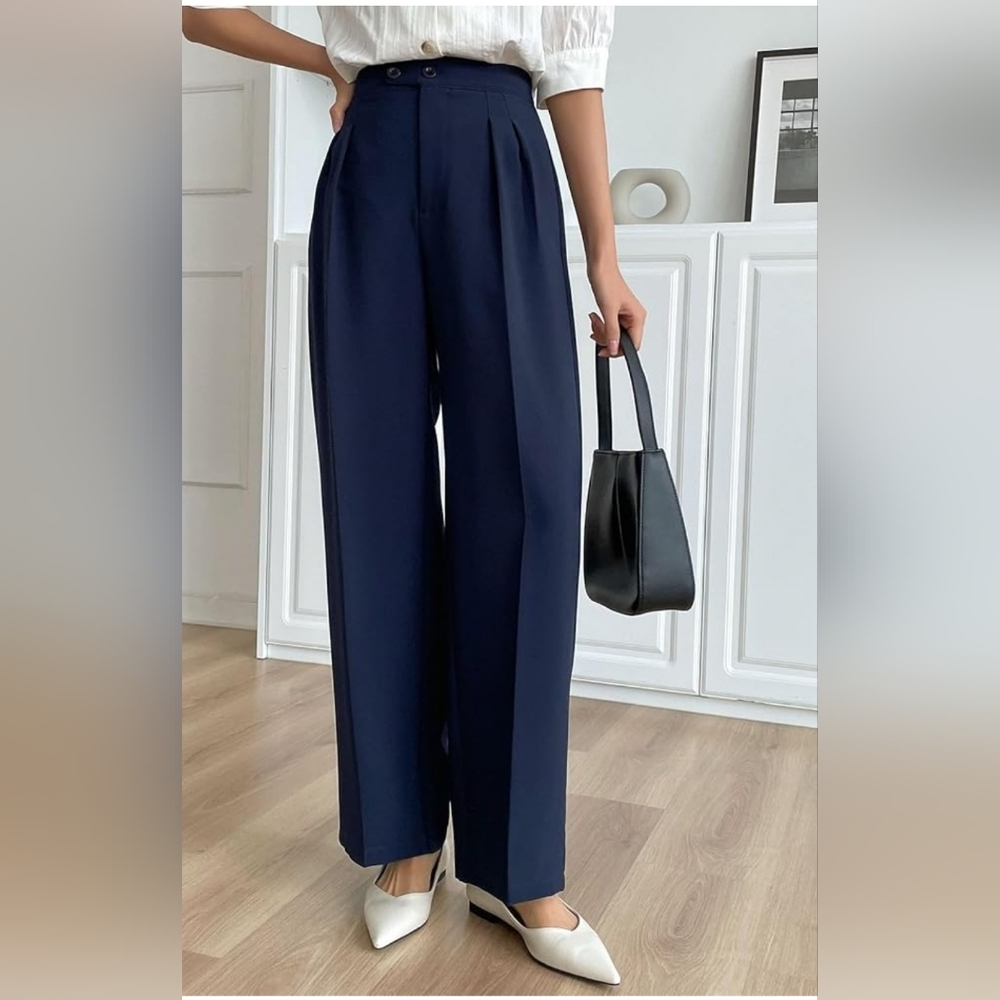 Polo Ralph Lauren blue label wide leg dress pants
